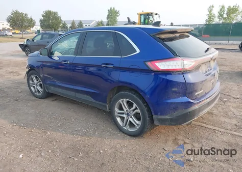 2015 Ford Edge Titanium z USA, uszkodzony, nr VIN 2FMPK4K90FBB71717